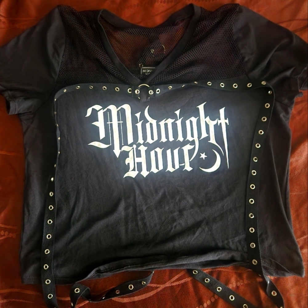 Midnight Hour Bondage Logo Top